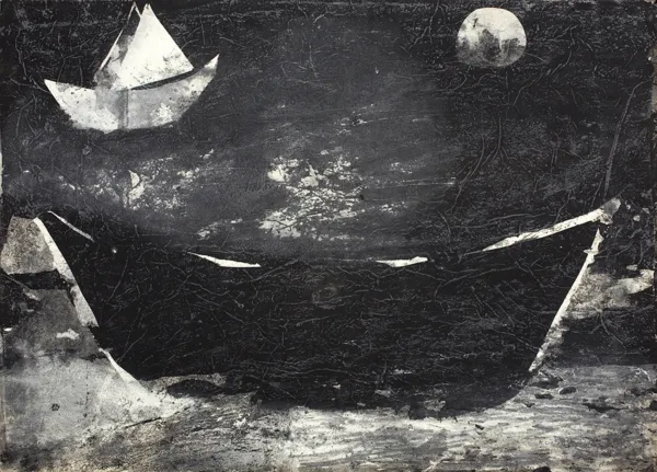 Henryk Musiałowicz, KSIĘŻYC I ŁODZIE, 1958