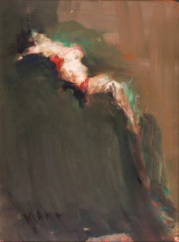 Alicja Wahl, Leżąca w fotelu , 1993