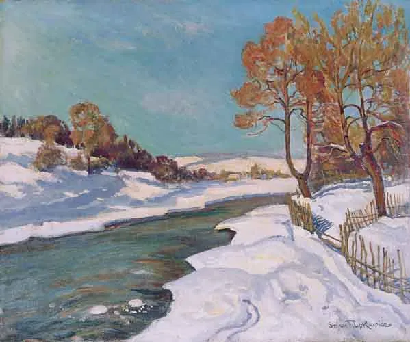 Stefan Filipkiewicz, Potok zimą