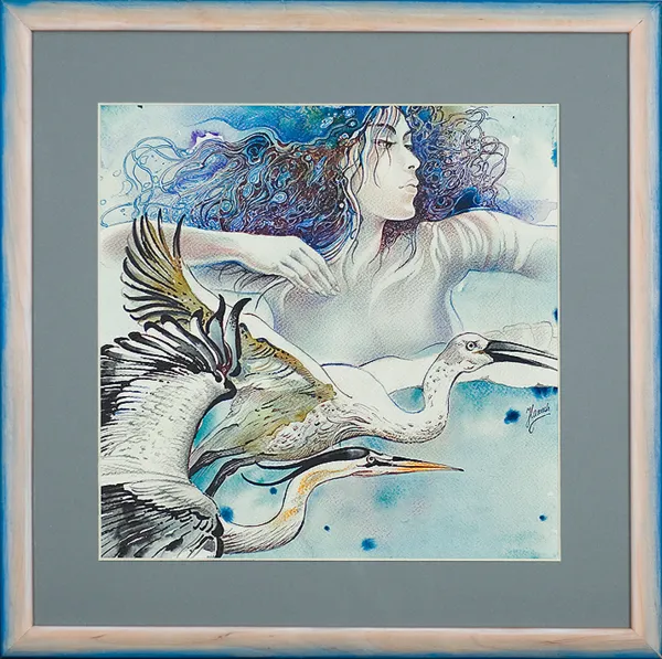 Anna Ewa  (Hannah) Miarczyńska, Tańcząca z ptakami, 2008