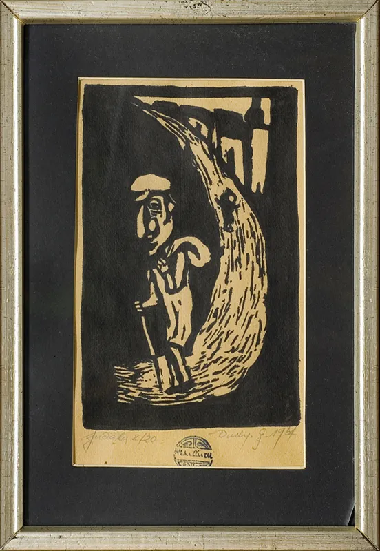 Jerzy Duda Gracz, Wędrowiec, z serii Judaica, 1964