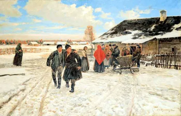 Michał Gorstkin Wywiórski, Daleko od domu