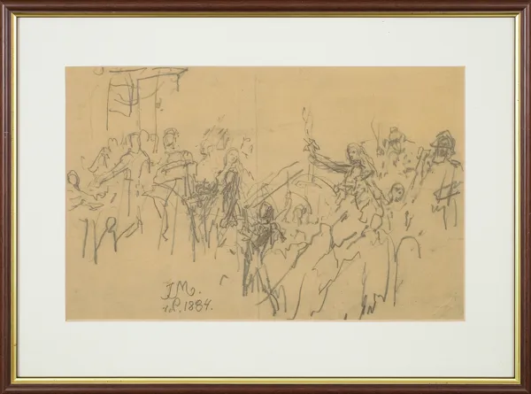 Jan Matejko, SZKIC DO OBRAZU ŚLUBY JANA KAZIMIERZA