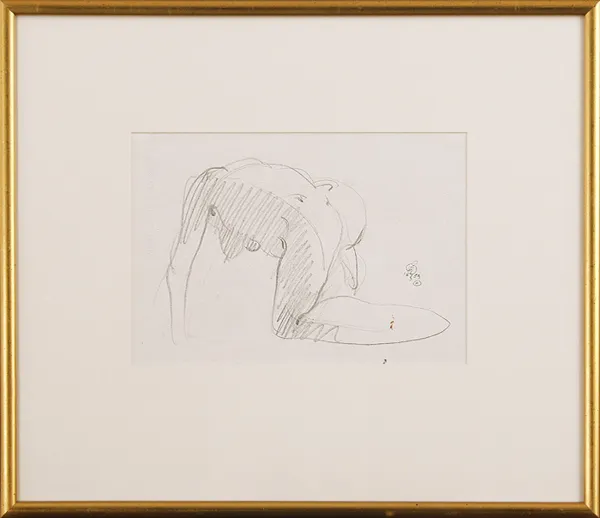 Franciszek Starowieyski, Akt klęczący, Paryż 1989