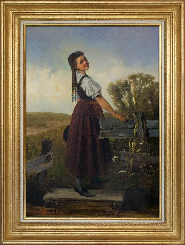 Edmunde Blume, DZIEWCZYNA WIEJSKA, 1873