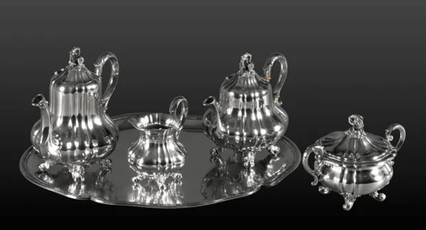 Autor nierozpoznany, KOMPLET DO KAWY I HERBATY, ok. 1890