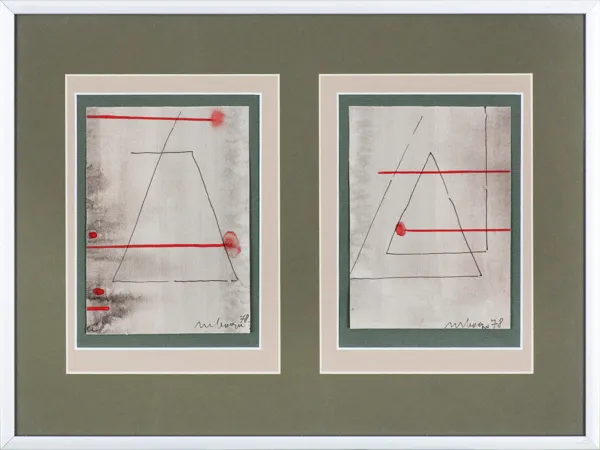 Marian Bogusz, Dwa szkice kompozycji, 1978