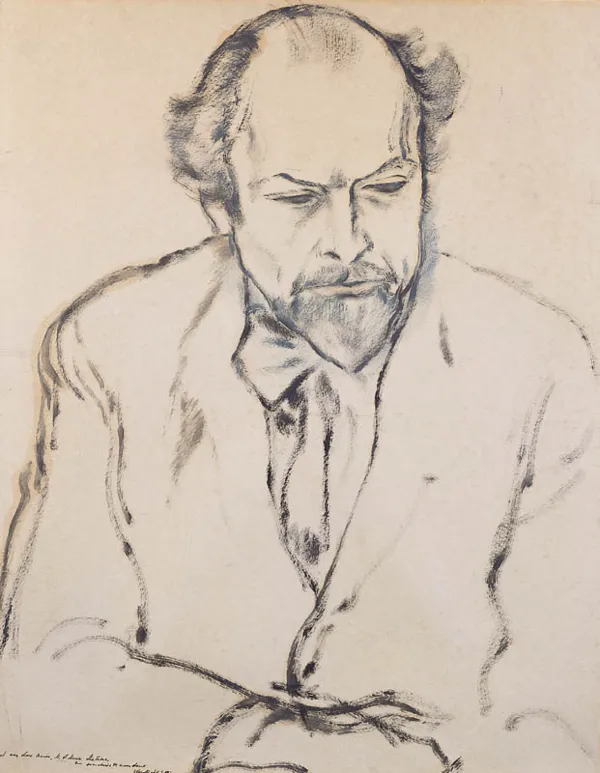 Leopold Gottlieb, PORTRET MĘŻCZYZNY, ok. 1910