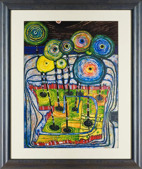 Friedensreich Hundertwasser, Jardin Publique, 1977-78