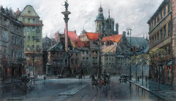 Władysław Chmieliński (Stachowicz), Plac Zamkowy, ok. 1935