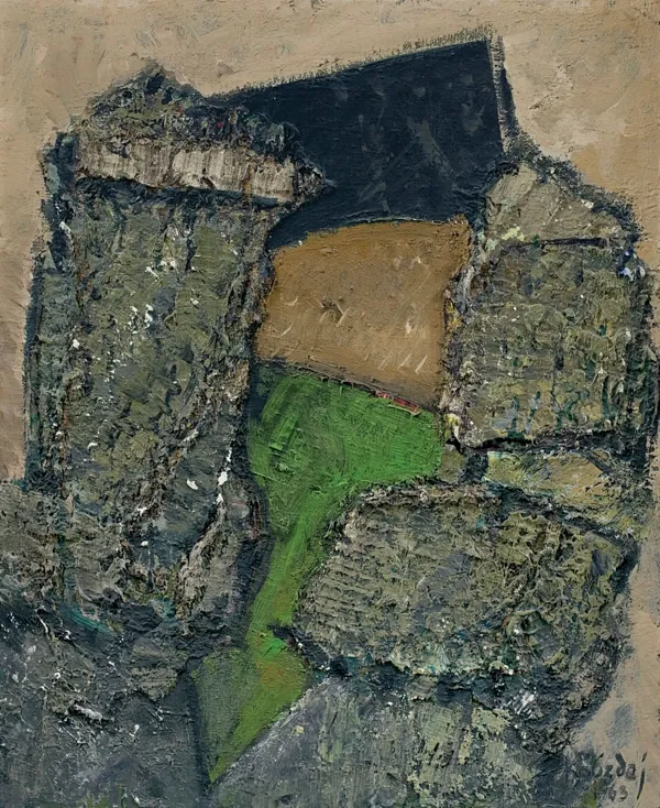 Aleksander Kobzdej, KOMPOZYCJA ABSTRAKCYJNA, 1963