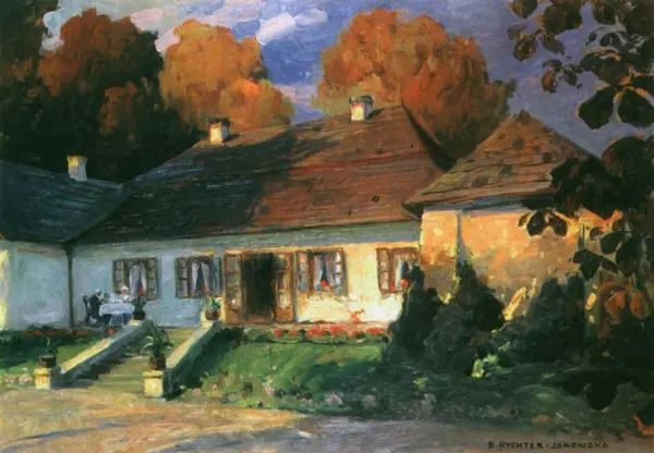 Bronisława Rychter-Janowska, Jesienią przed dworkiem