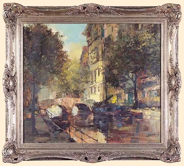 Gerhard Dickmeis, MOSTEK NAD KANAŁEM W AMSTERDAMIE