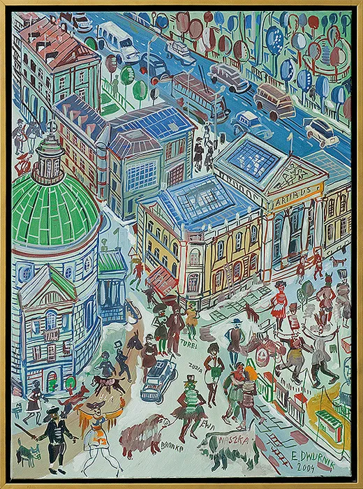 Edward Dwurnik, PLAC MAŁACHOWSKIEGO, 2004