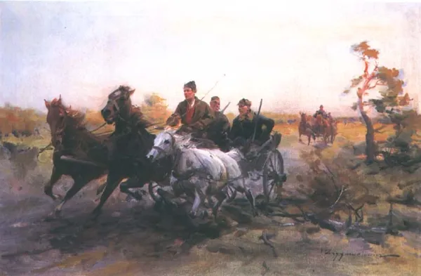 Czesław (I. Zygmuntowicz) Wasilewski, Pędzące zaprzęgi