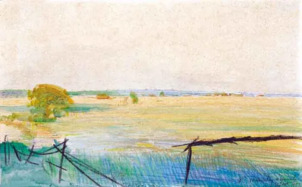 Leon Wyczółkowski, Łąka, 1932