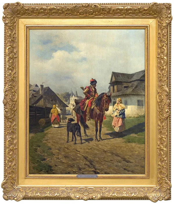 Władysław Szerner, NA GAWĘDCE, ok. 1885