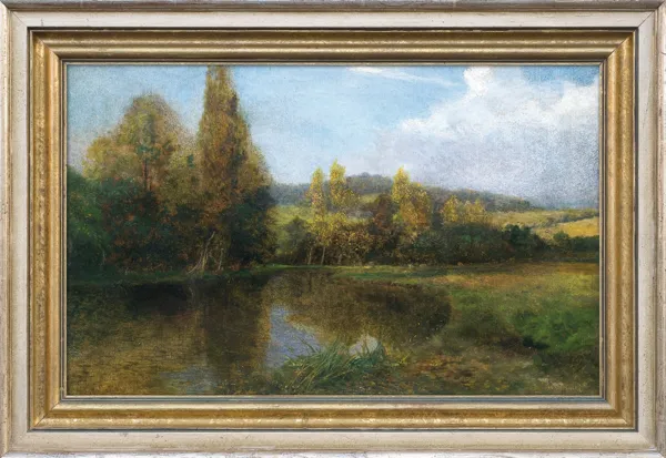 Władysław Podkowiński, NAD STAWEM, ok. 1893