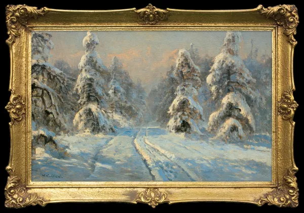 Wiktor Korecki, DROGA W LESIE ZIMĄ