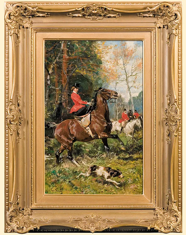 Georg Koch, Z POLOWANIA PAR FORCE, ok. 1910