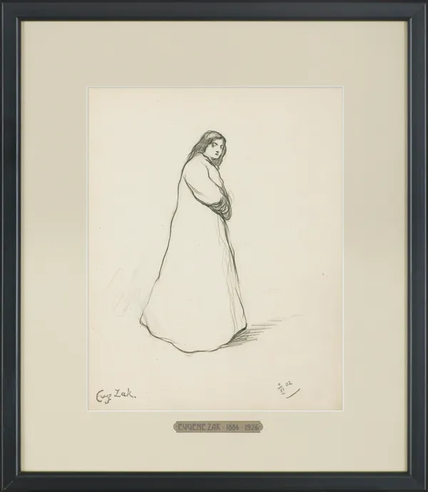 Eugeniusz Zak, KOBIETA W DŁUGIEJ SUKNI, 9 XI 1902