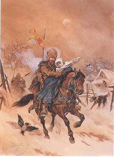 Juliusz Kossak, Budrys z Laszką