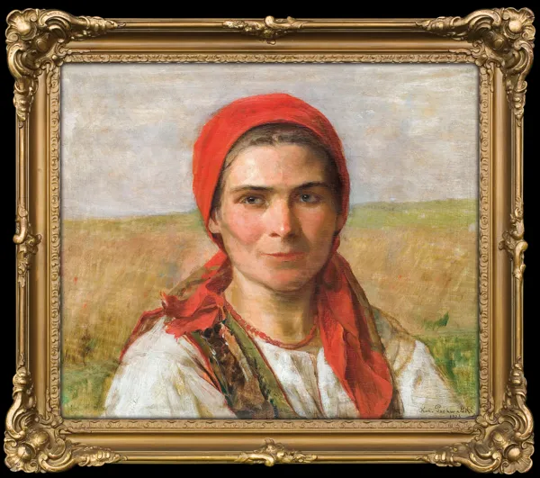 Kazimierz Pochwalski, DZIEWCZYNA W STROJU KRAKOWSKIM, 1923