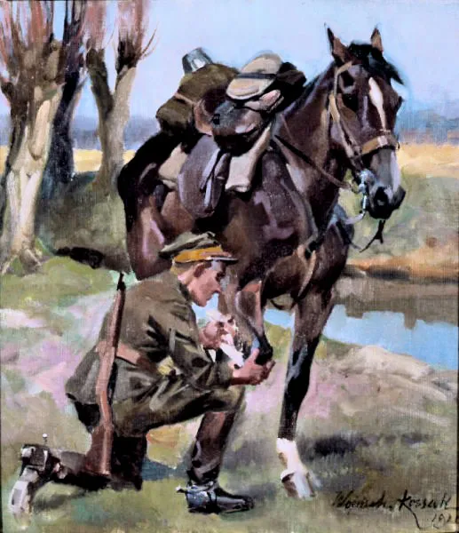 Wojciech Kossak, Opatrunek, 1926