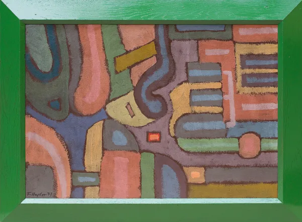 Fryderyk Antoni Hayder, Ustroń – widok na Czantorię, 1971