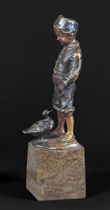 Paul Schmidt-Felling, GĘSIAREK, ok. 1900