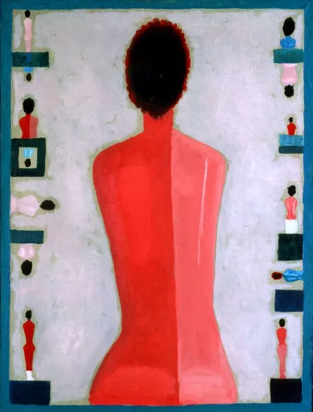 Jerzy Nowosielski, Półakt tyłem, 1984