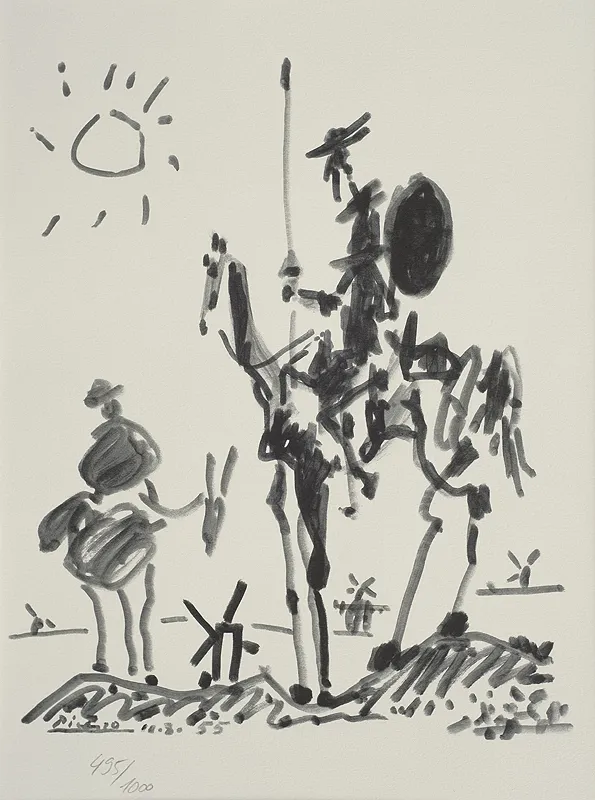 Pablo Picasso, Don Kichot i Sancho Pansa