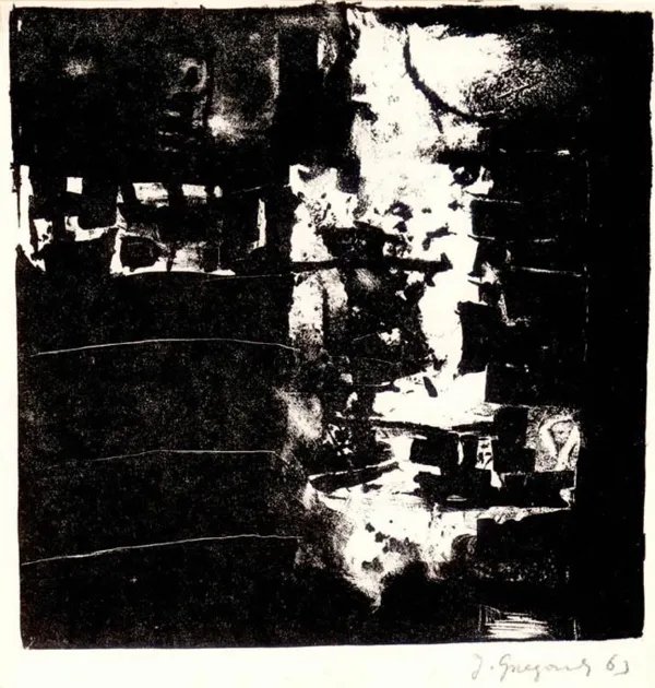 Jerzy Grzegorzewski, Abstrakcja, 1963