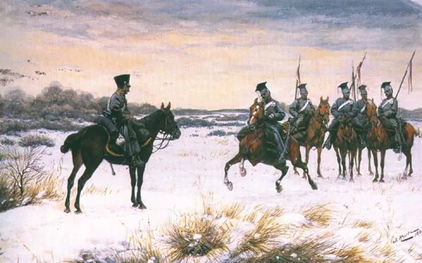 Jan Rosen, Ułani na patrolu