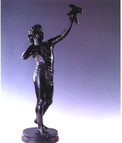 Adolf Martial Thabard, Młody sokolnik