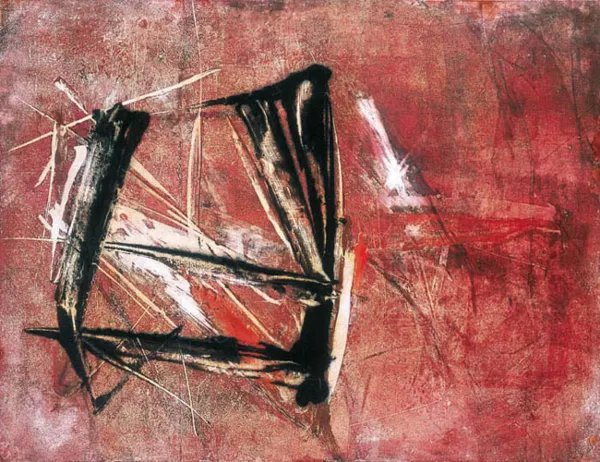 Teresa Rudowicz, Abstrakcja informel, 1958