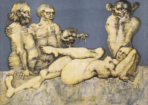 Jan Lebenstein, CORPS DE GARDE (STRAŻ PRZYBOCZNA), 1973