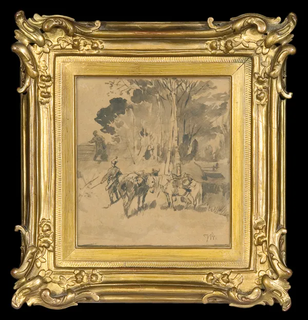 Józef Brandt, KOZACY NA WIDECIE, ok. 1879