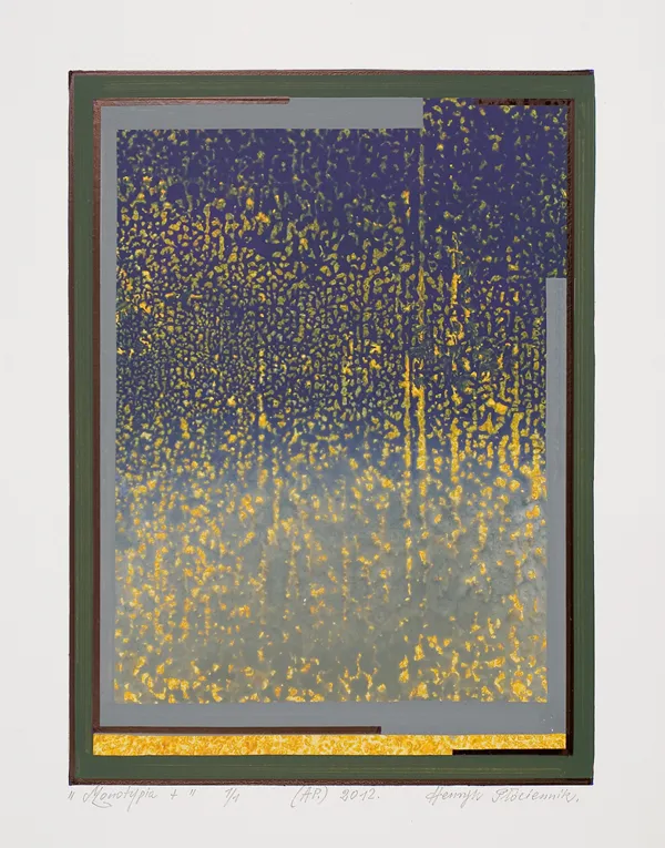 Henryk Płóciennik, Monotypia, 2012