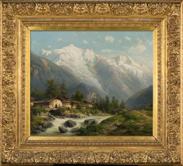 Joseph Jansen, WIOSKA NAD GÓRSKĄ RZEKĄ, 1895