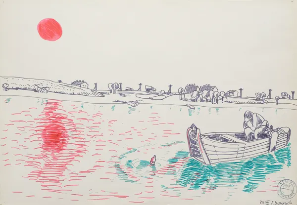 Edward Dwurnik, Poranek, 1969