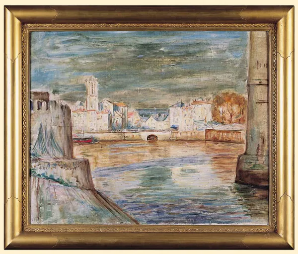 Roman Kramsztyk, PEJZAŻ Z LA ROCHELLE, ok. 1930