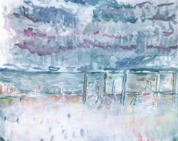 Jan Cybis, Sopot. Plaża