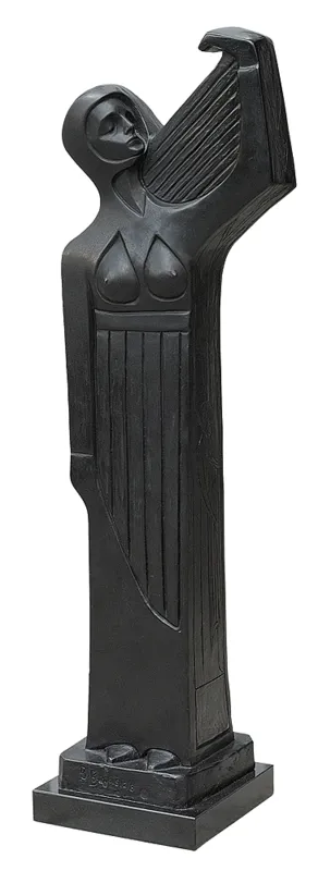 Bolesław Biegas, KOBIETA Z HARFĄ, lata 20. XX w (odlew późniejszy)