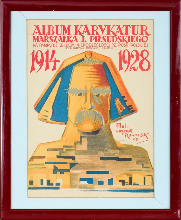 Gustaw Rogalski, Okładka książki: Album karykatur J. Piłsudskiego