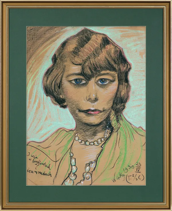 Stanisław Ignacy Witkiewicz, PORTRET MARII SUCHOŃ, 23 IV 1930 
