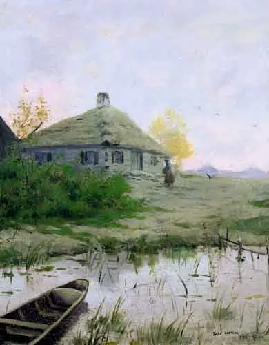 Józef Rapacki, Świt nad stawem, 1892-1893