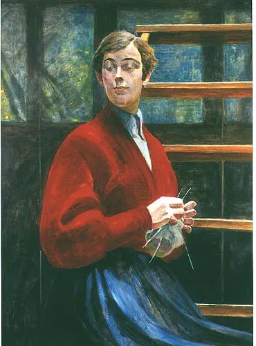 Jacek Malczewski, Dziewczyna z ręczną robótką w dłoniach