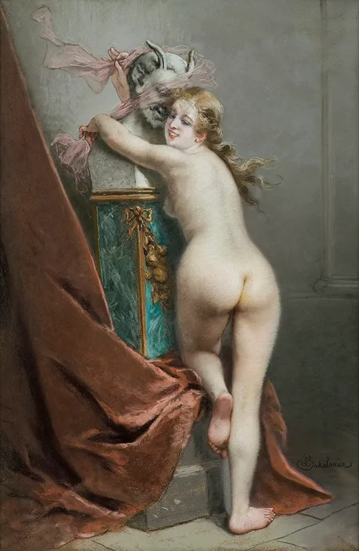 Władysław Bakałowicz, W ATELIER MALARZA, po 1896