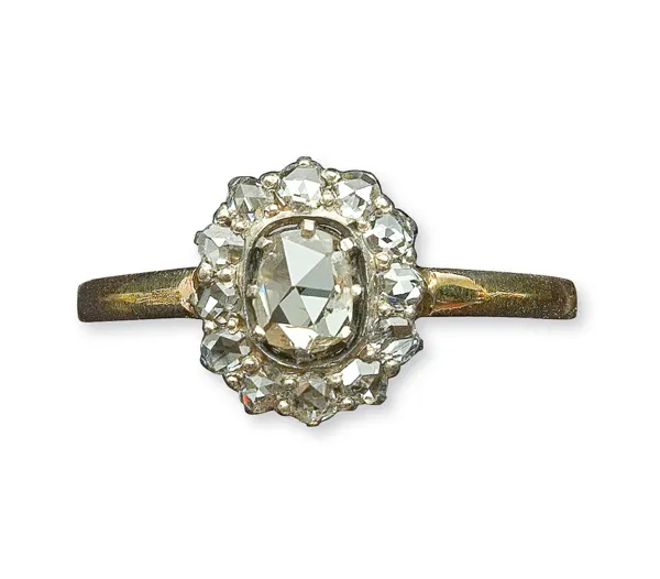 Autor nierozpoznany, PIERŚCIONEK ZŁOTY, początek XX w.